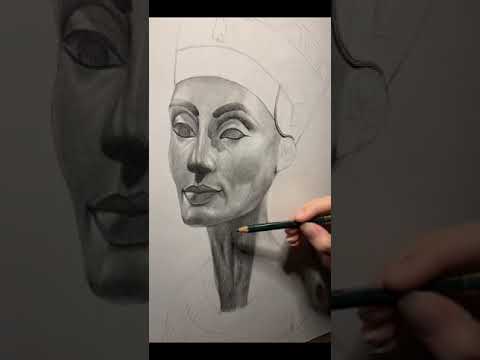 رسم نفرتيتي ريم الجندي