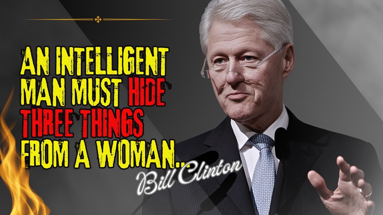 President Clinton Shares THREE Things Men Should NEVER Say To Women