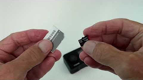 How to use a microSD card adapter