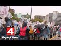 Rally, march for workers rights occurring in Downtown Detroit