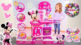 ASMR Unboxing Minnie Mouse Kitchen Playset | No Talking Video