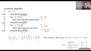 Finding runtime complexity of recursive algorithm