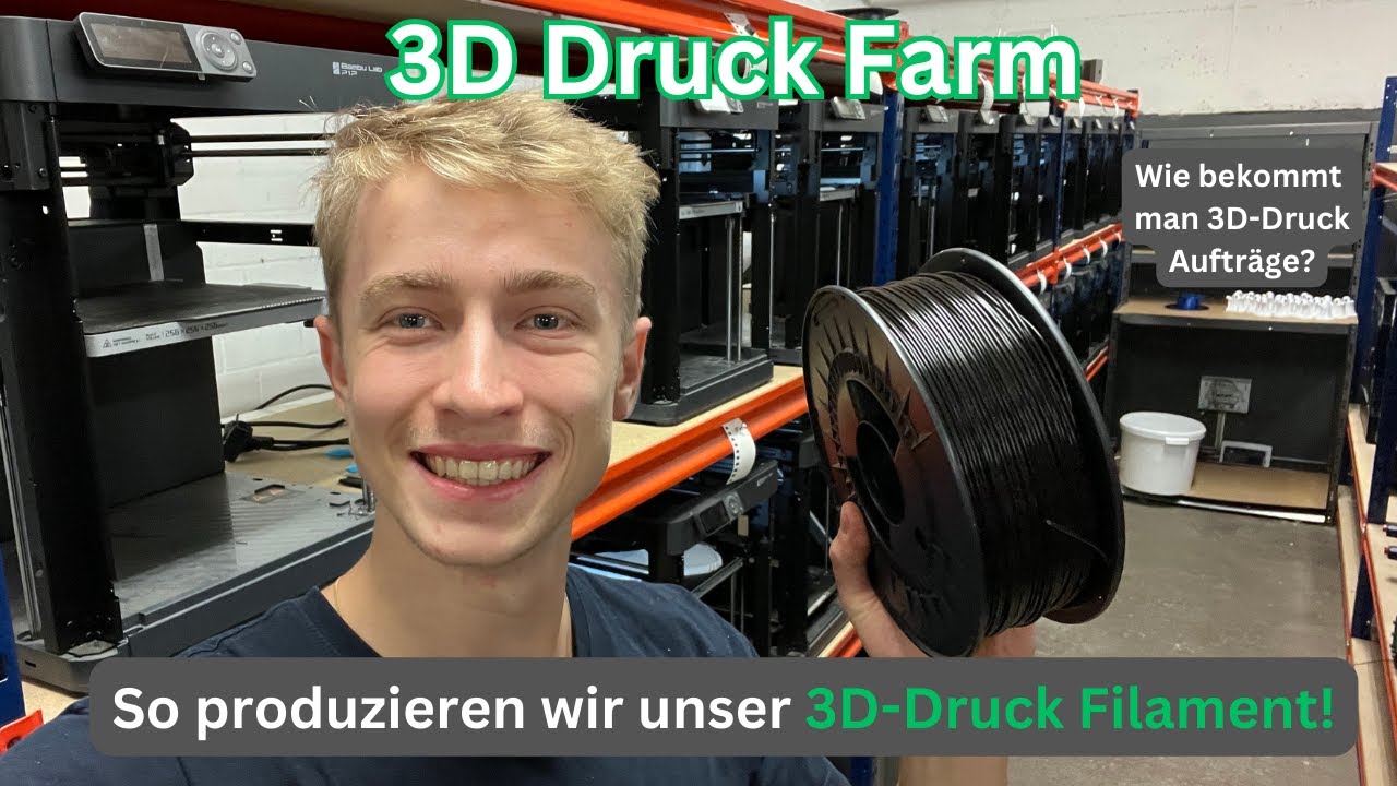 Unser 3D-Druck Filament - So produzieren wir es | Filamentproduktion