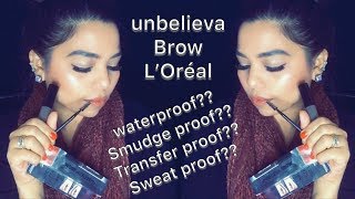 New l'oreal unbelieva brow gel review