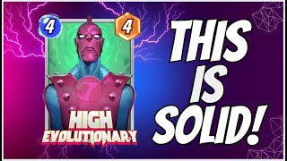This is a Highly Competitive High Evolutionary Deck - Marvel Snap