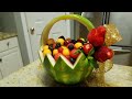 How to Make Watermelon Basket | DIY Fruits Bowl