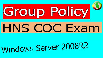 Group Policy Windows server 2008R2 | ICT COC HNS level 3 restrict users from accessing setting