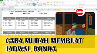 Cara Mudah Membuat Jadwal Ronda
