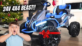 This 24v 4×4 Ride-on Is A Christmas Beast! Anpabo Review + Test Drive