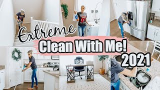 *SUPER* EXTREME MOTIVATING CLEAN WITH ME 2021 | ALL DAY SPEED CLEANING MOTIVATION | CLEANING ROUTINE