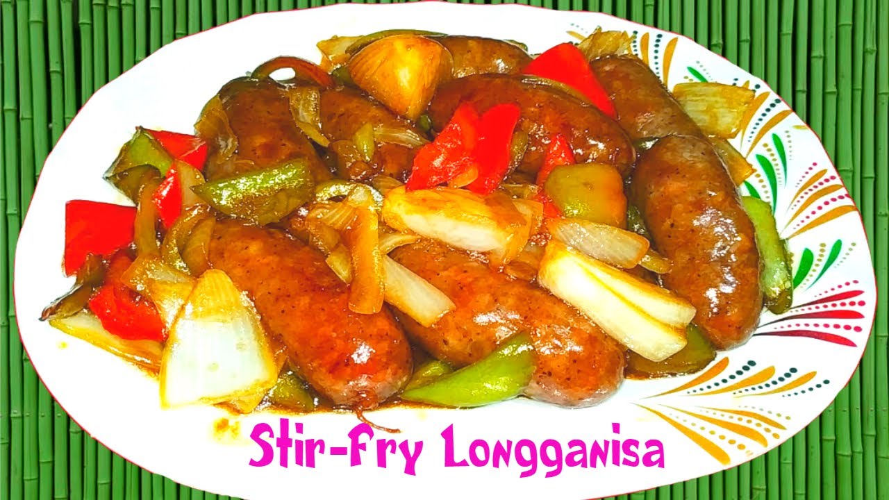 Stir Fry Longganisa YouTube