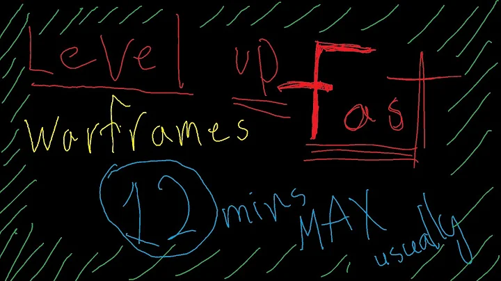 HOW TO LEVEL UP YOUR WARFRAME FAST in 12mins