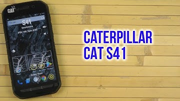 Распаковка Caterpillar CAT S41