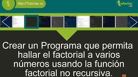 funciones – pseudocodigo (funcion factorial a varios numeros)
