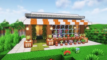 How to Build a Flower Shop in Minecraft 1.21 - Minecraft Flower Shop Tutorial