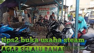 semakin banyaknya para pemilik motor di negara ini, membuka pikiran kita untuk membuka usaha kecil c. 