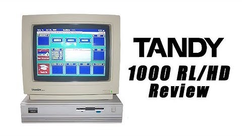LGR - Tandy 1000 RL/HD Retro Computer Review