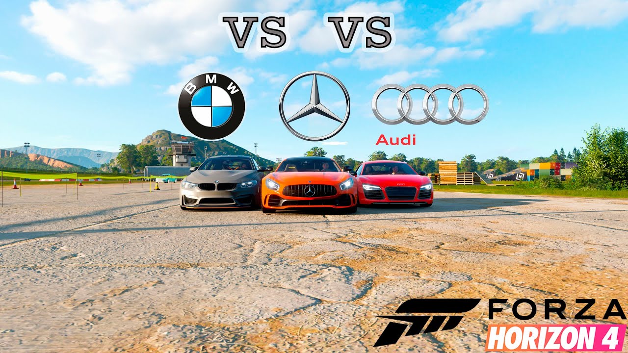 Mercedes vs BMW vs Audi! Forza Horizon 4 YouTube