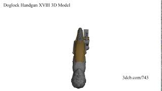 Doglock Handgun XVIII 3D Model