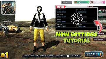 😍 Survival Unknown Battleroyale All New Settings | Subr new update all new features setting tutorial
