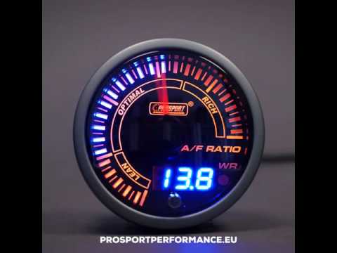 Prosport AFR Air/fuel ratio narrowband gauge 60mm JDM Series Warning