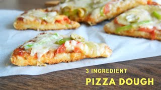 NO Oven NO Yeast 3 Ingredient Pizza Dough || Ready in just 15 minutes || Asheescookbook