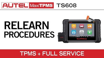 Autel MaxiTPMS TS608 — TPMS Relearn Function