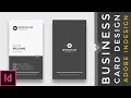 Adobe InDesign : How to create a business card in InDesign CC 2017