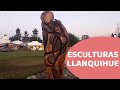 Visitando las esculturas de Llanquihue