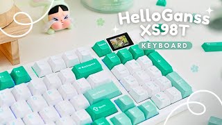 [ HelloGanss • XS98T 🦖 ] คีย์บอร์ดไร้สาย พร้อมจอถอดออกได้! มี software ปรับแต่ง | Zanook