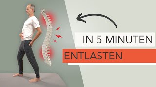 Thumbnail for Wirbelsäule entlasten mit diesen 2 einfachen Übungen Nur 5 Minuten