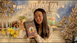 my spring tbr  magical middlegrade, romantasy & readathons