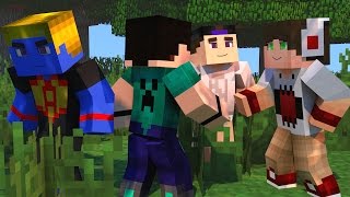 minecraft paraíso 15 a pessoa perdida na floresta