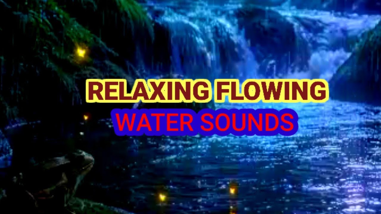 Relaxing Flowing Water Sounds | Live 3 Hours #relaxing #rain #ambience