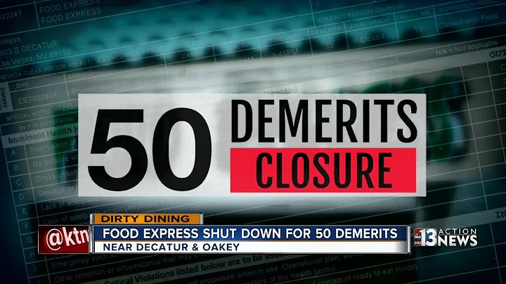 More than 50 demerits for Food Express | Dirty Din...