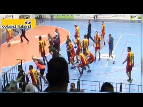 دورة قصور الساف الودية لكرة اليد إيقاف مقابلة النجم الساحلي و الترجي الرياضي التونسي