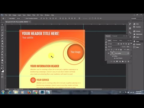 how to create a flyer in photoshop cc 