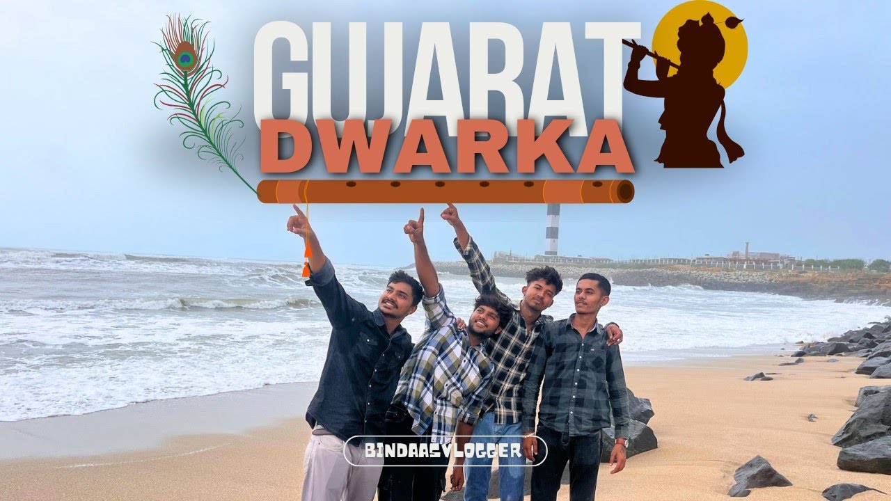 Dwarka Trip 🦚 with Friends !! Monsoon 📆 2024 ... #dwarka #cinematic #vlog