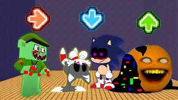 FNF Character Test | Gameplay VS Playground | flippy | spinning tails.exe vs sonic.exe | Orange