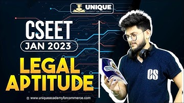 CSEET Jan 2023 Batch | Legal Aptitude | Lecture 7