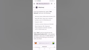 How to trade on Milkyswap Exchange