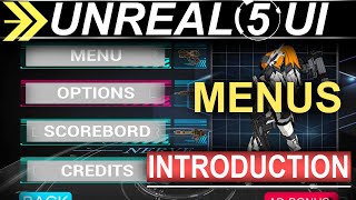 Unreal-5: UI Menu INTRODUCTION (3 Minutes!!)