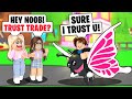 We Were RICH NOOBS With A *NEON* BUTTERFLY... They Tried To Scam Us! (Roblox Adopt Me)