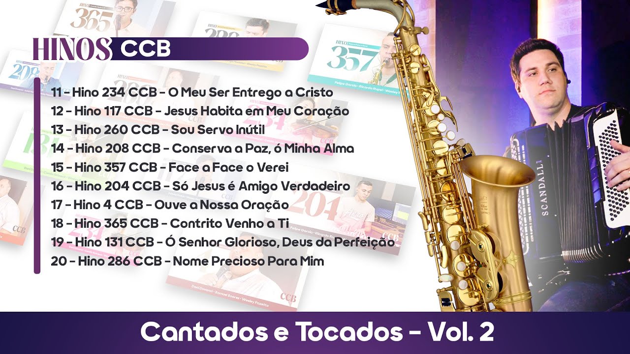 Hinos CCB - Cantados e Tocados - Vol. 2 (SOMENTE ÁUDIO) - YouTube