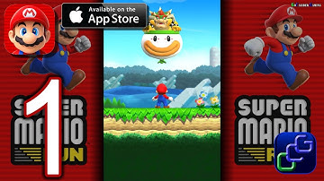 Super Mario Run iOS Walkthrough - Gameplay Part 1 - Tour World 1