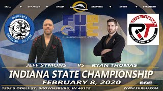 Jeff Symons vs Ryan Thomas / FUJIBJJ Indiana State Championship Series / Brown Belts / Jiu-Jitsu