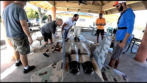 Maiden Flight of the $45,000 XXL RC F-15 – The Ultimate Jet! (Don