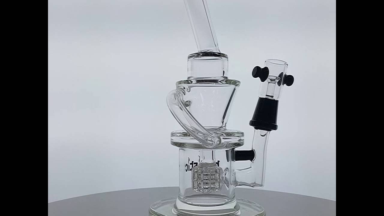 HOLISTIC Barrel perc bent mouthpiece recycler