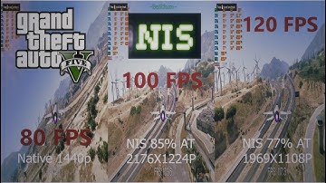 Grand Theft Auto V - Nvidia Image Scaling (NIS) | RTX 2060 Testing at 1440P Image scaling 85% & 77%
