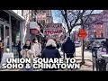 NYC LIVE Exploring Union Square to Soho &amp; Chinatown, Manhattan on Saturday (February 26, 2022)